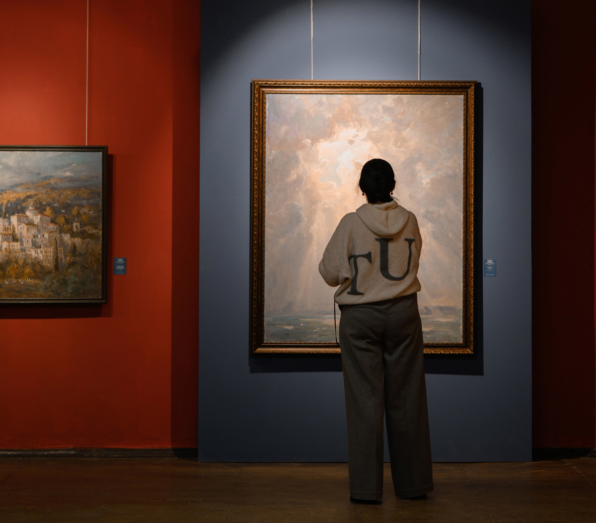 Картина "Окно Бога" Андрея Широкова, на выставке "Художники Широковы. Династия"