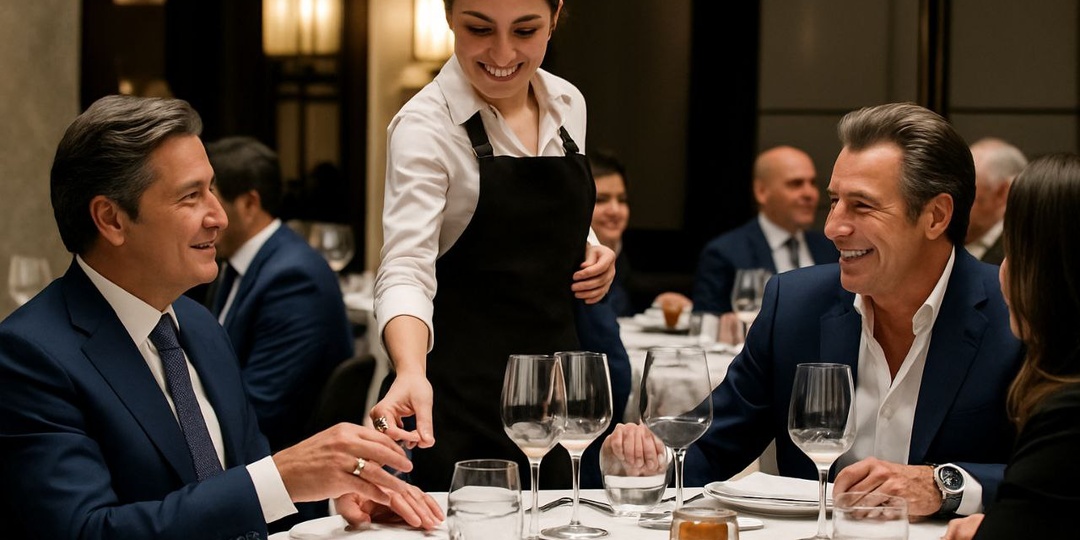 «У моей матери такое же кольцо, как у вас», — вырвалось у официантки, которая обслуживала богатого человека