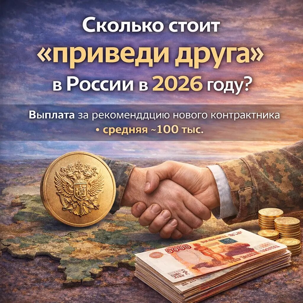 Сколько платят за рекомендацию контрактника: по регионам суммы отличаются.