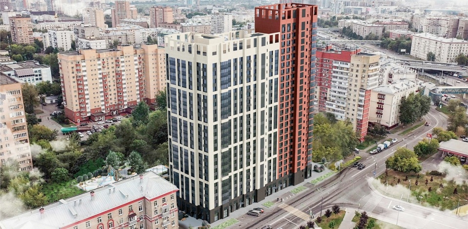 Дом на 272 квартиры возводится по программе реновации на улице 7-я Кожуховская