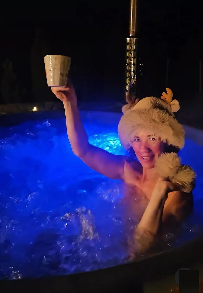 «Проверено на себе: вода смывает весь негатив». Фото из личного архива Влады Струиной