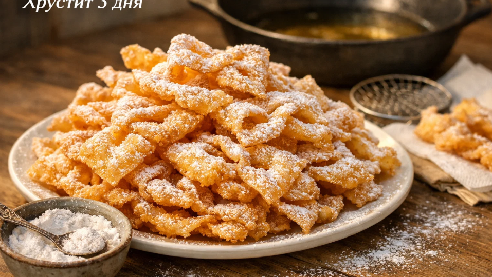 5 лет пеку хворост по этому рецепту на Масленицу — хрустит даже через три дня