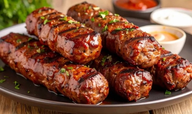 Люля-кебаб из говядины.