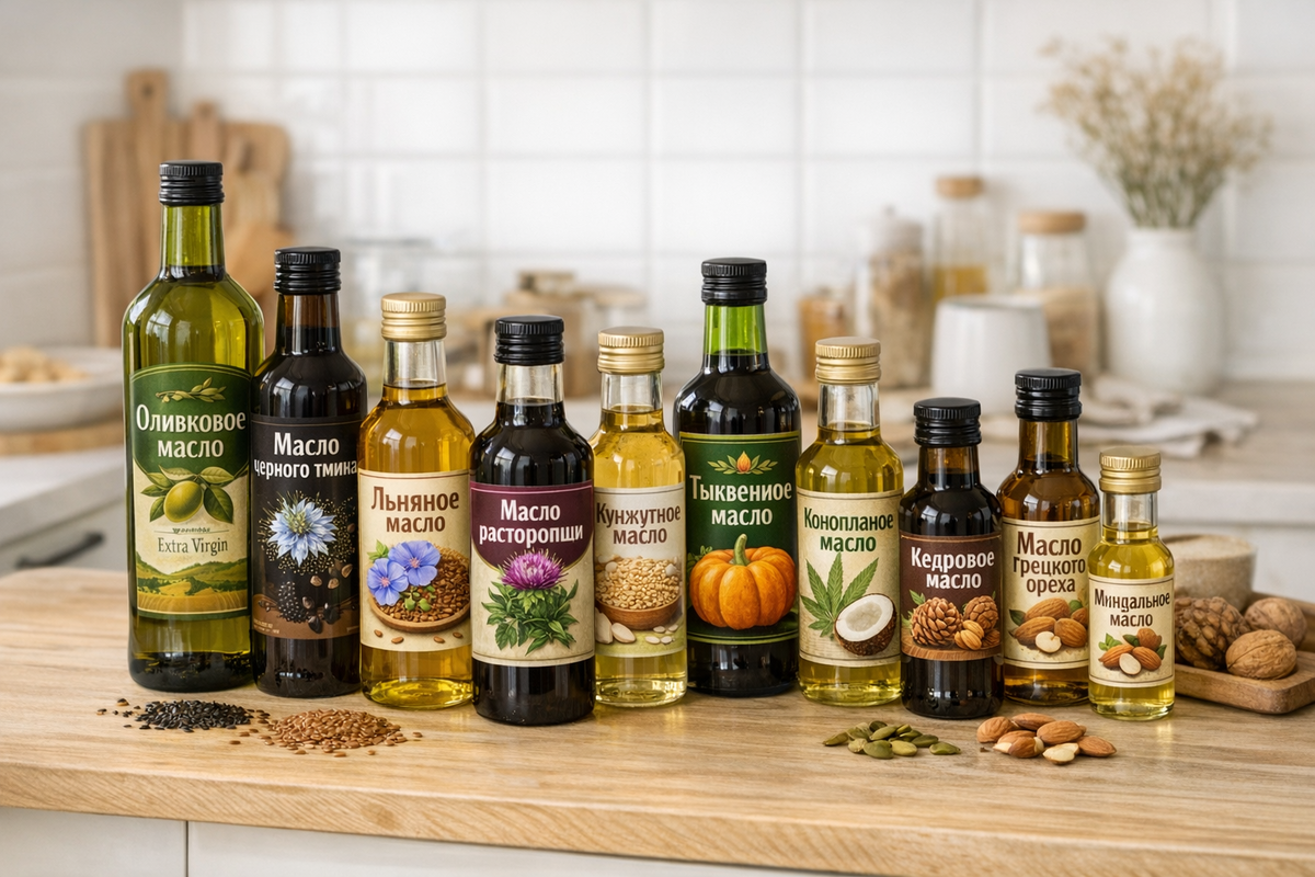 Лучшие растительные масла: ТОП 10