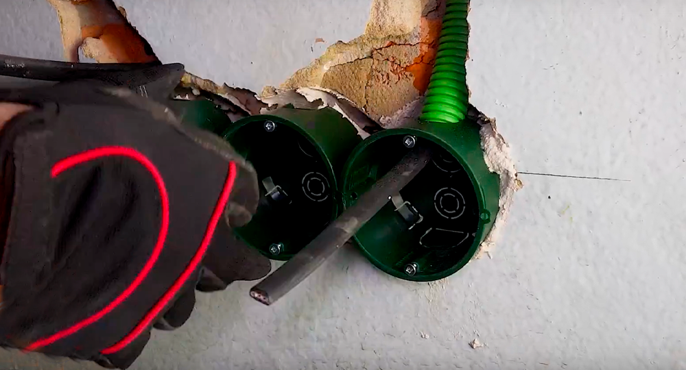 Установочные коробки Промрукав для скрытого монтажа в сплошные стены