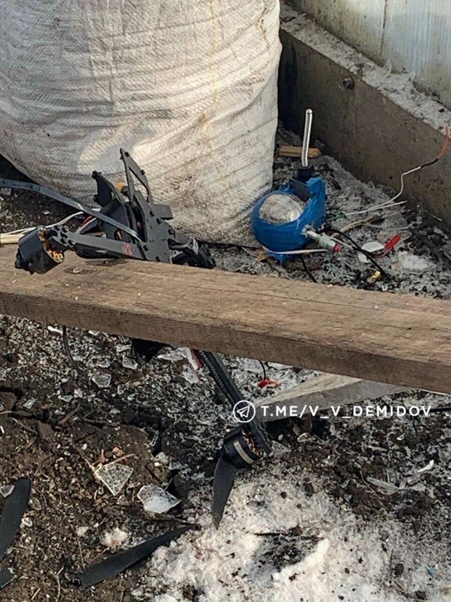    Последствия атаки БПЛА в Белгороде 11 февраля    t.me/v_v_demidov