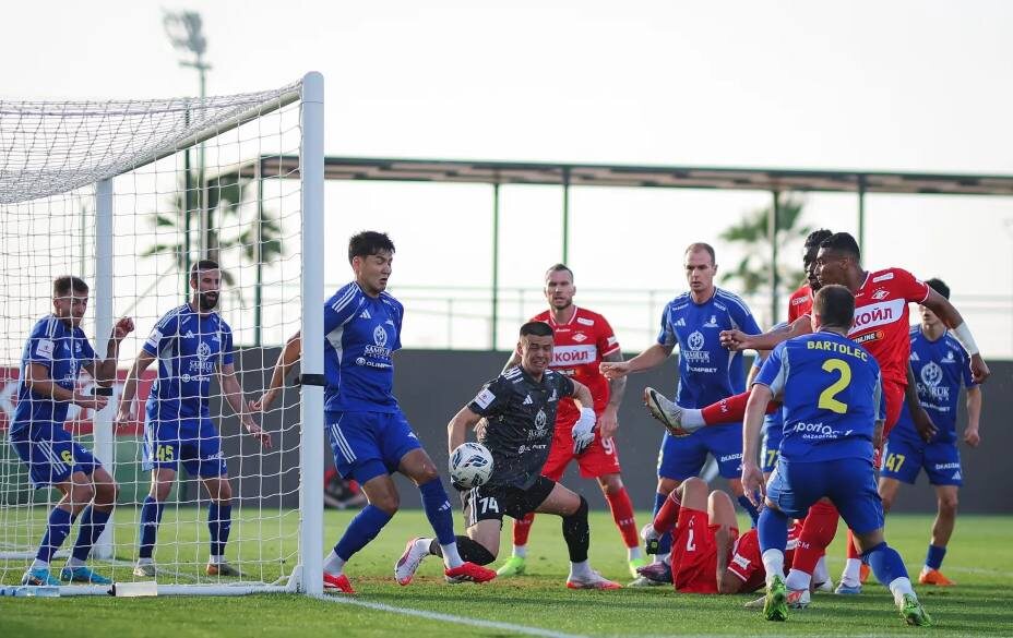    «Спартак» сыграл вничью с «Астаной» в контрольном матче на сборе. Фото: ФК «Спартак»