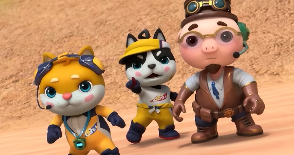 Сближение гонщиков в новой серии «Джи-Джи Бонд: Супергонщик»