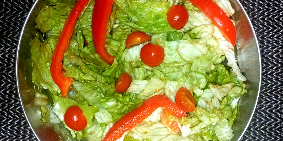 Худеем вместе на минус 20 кг. Реальный салатик на ужин.