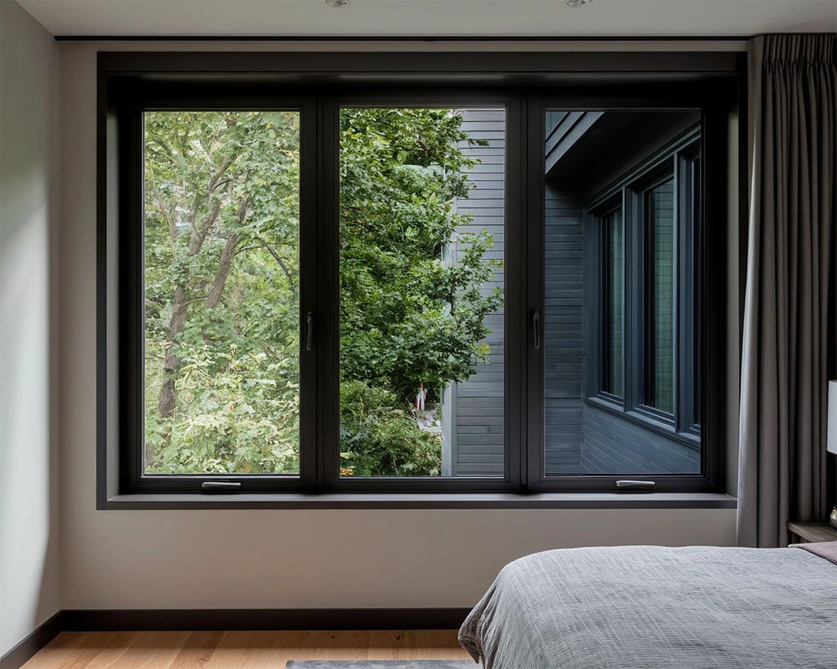 Тонировочная пленка серии CH (Уголь / Charcoal) на окне