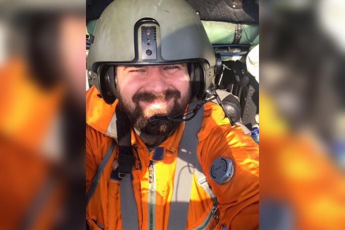 Украинский майор, командир экипажа вертолёта Ми-24 ВВСУ Евгений Галицкий. Обложка © Telegram / Воевода вещает