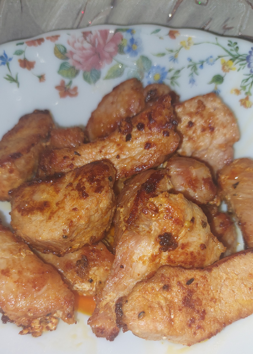 Вот такие аппетитные кусочки 