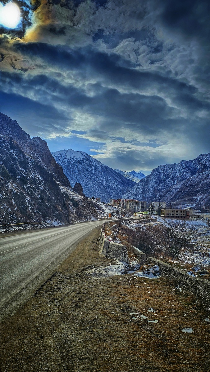 Дорога от Тырныауза до Терскола. Февраль 2026 год