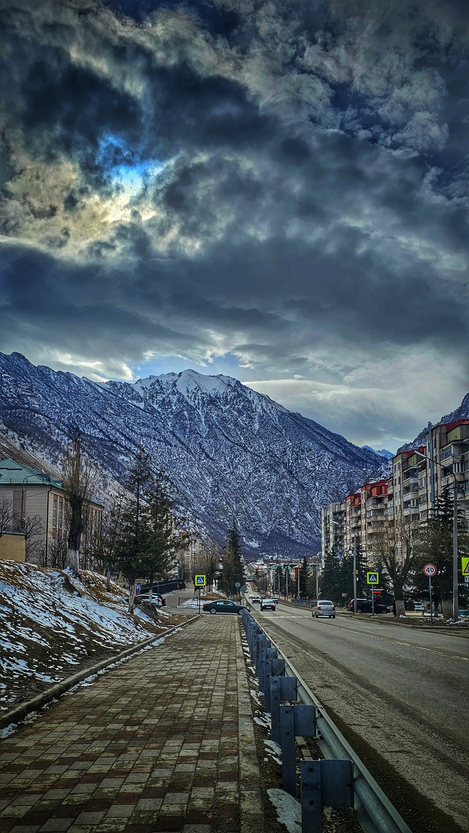 Дорога от Тырныауза до Терскола. Февраль 2026 год