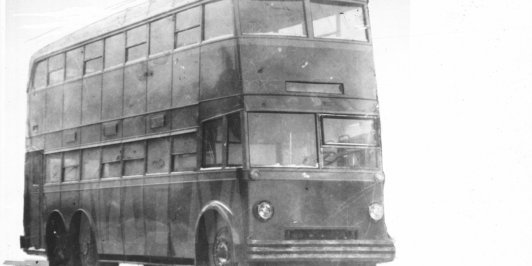 Двухэтажный троллейбус в Москве или ЯТБ-3