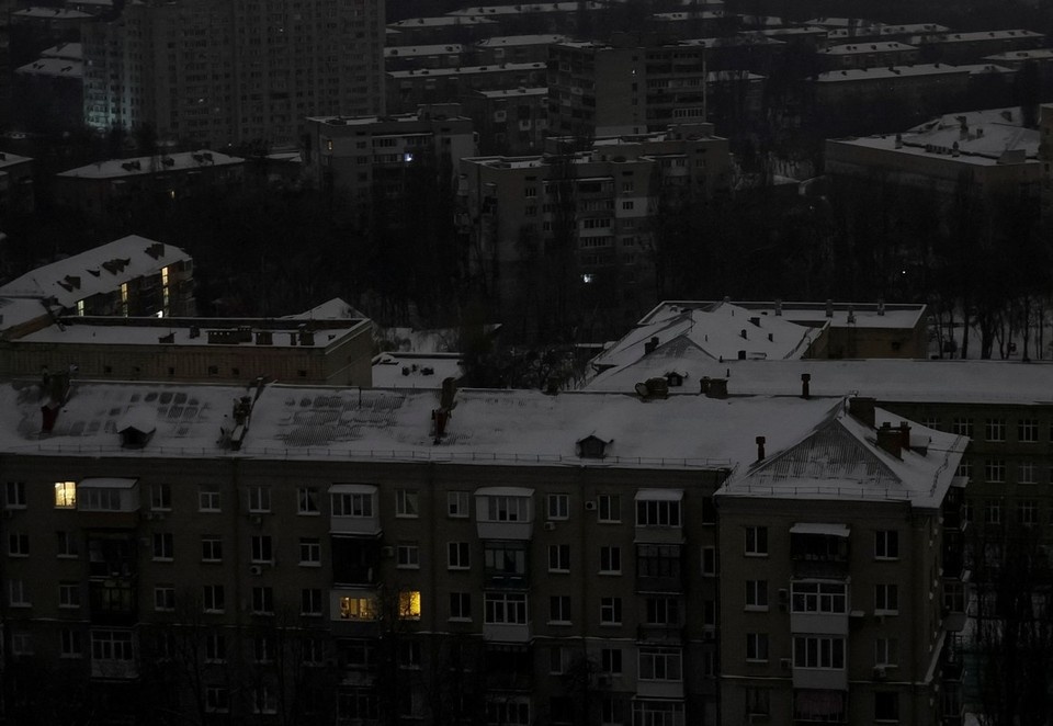    Блэкаут в Киеве REUTERS