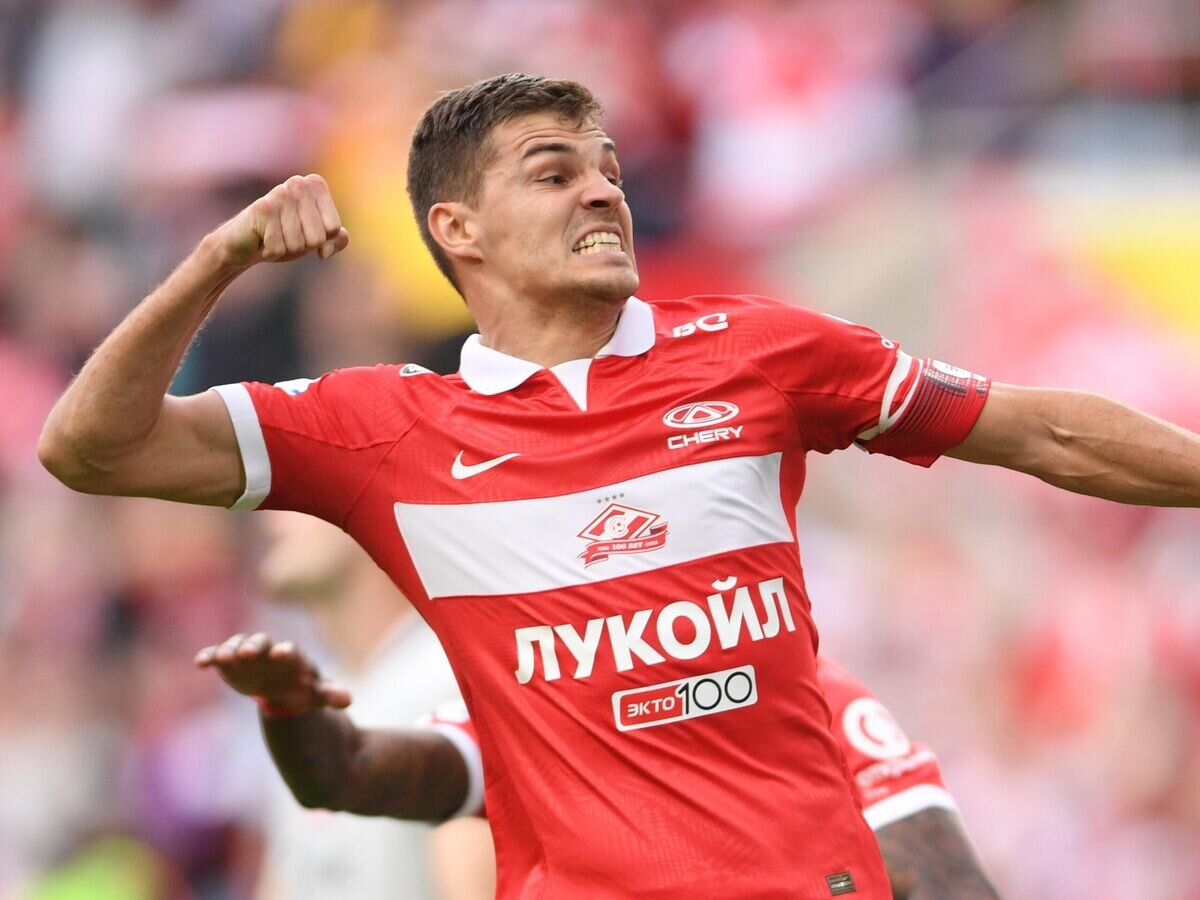 Полузащитник Роман Зобнин, чемпион России в составе "Спартака".  Фото из интернета.