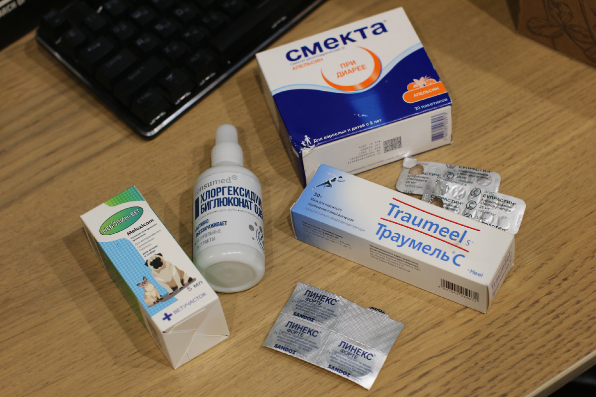 Ветеринарные и человеческие препараты для кошек
