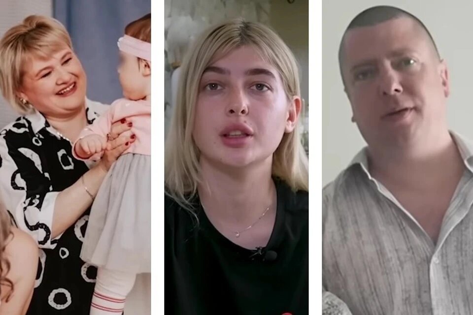 Слева направо погибшая Регина с дочкой Олесей имя девочки изменено, Виолетта и осужденный Валерий