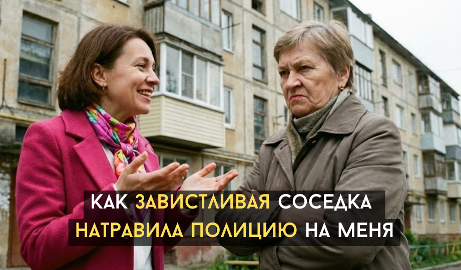 "Ты купила соседей, вот они к тебе и тянутся!" Как завистливая соседка натравила полицию на меня и получила отпор