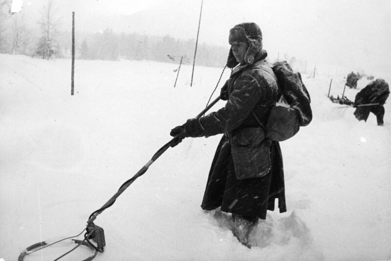 Советские саперы 1941-1942 гг. Источник: https://clck.su/ifdev