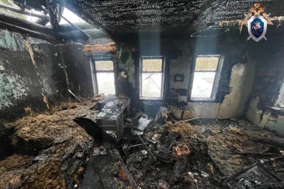    Уголовное дело возбудили после смерти семьи на пожаре в Демидове