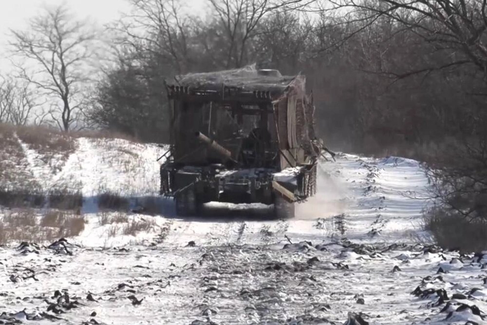    Танк группировки «Восток» на боевой задаче. Фото: Министерство обороны РФ
