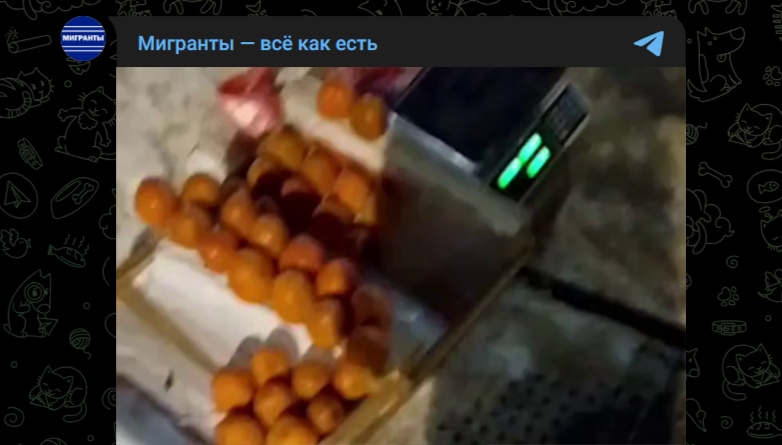 Фото: Telegram-канал "Мигранты - всё как есть"