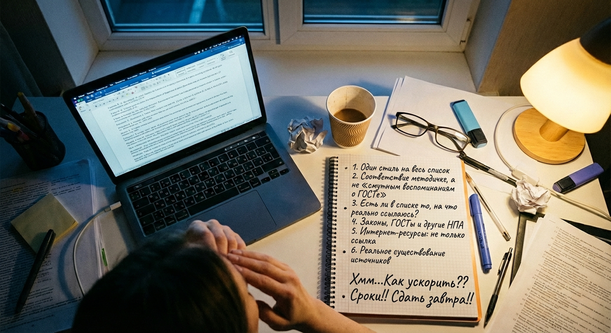 Подготовка в сбору списка литературы - трудозатратный процесс