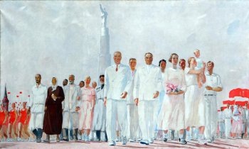    Александр Дейнека. Стахановцы. © permartmuseum.ru