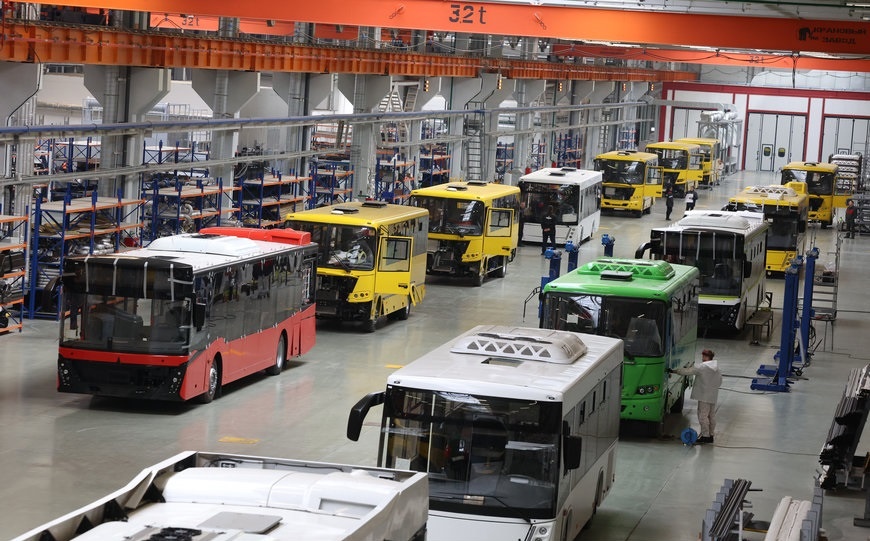 Сборочный цех нового автобусного завода. Фото сайта belta.by