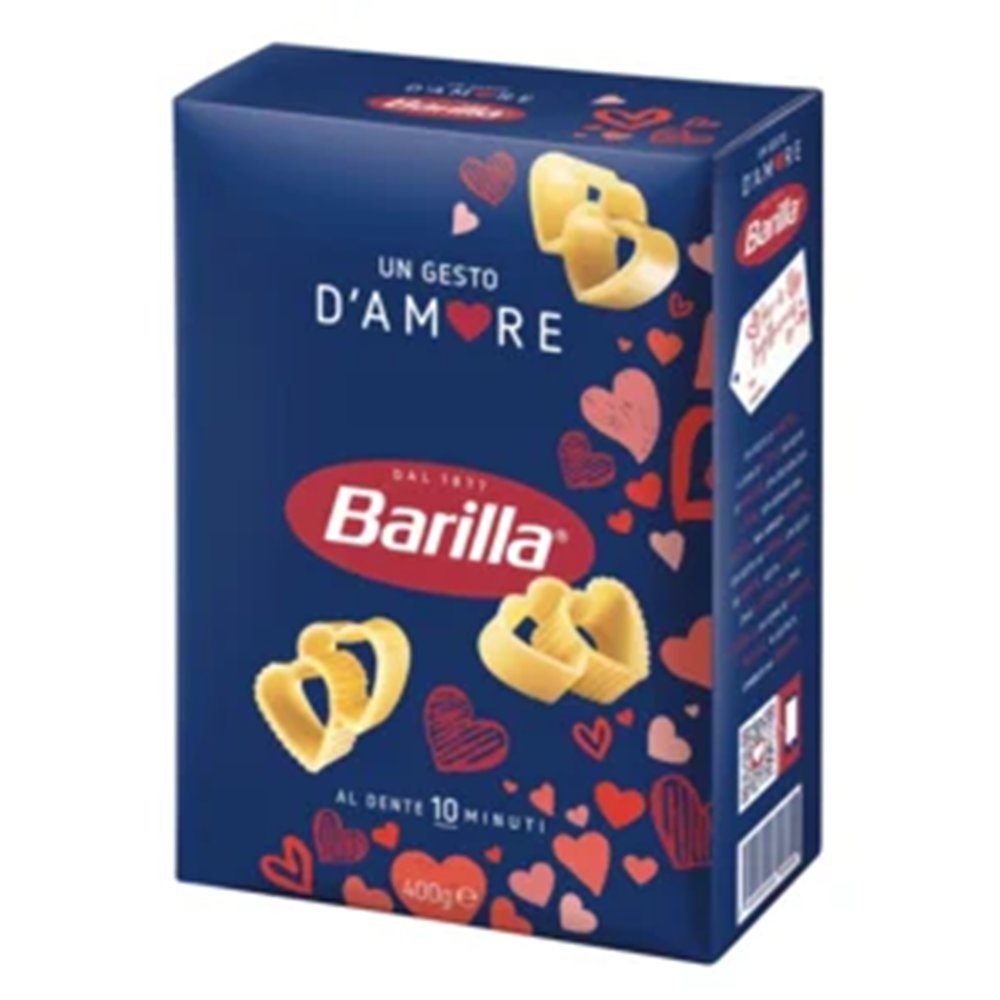 Макароны Barilla D Amore паста сердечки , 400г