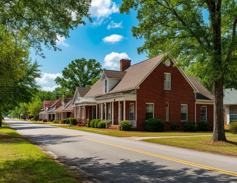 В Алабаме вот такие уютные городки