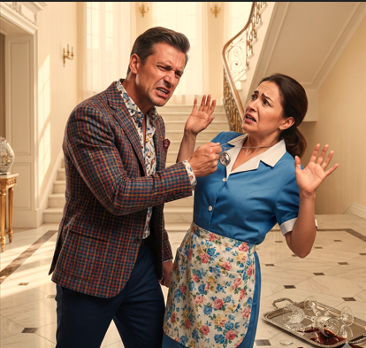 «Ты украла медальон моей матери!» — кричал миллионер, срывая украшение с уборщицы, но изменился в лице, когда открылся тайник