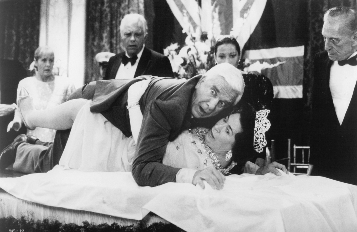 Съемки «Голого пистолета» (1988)