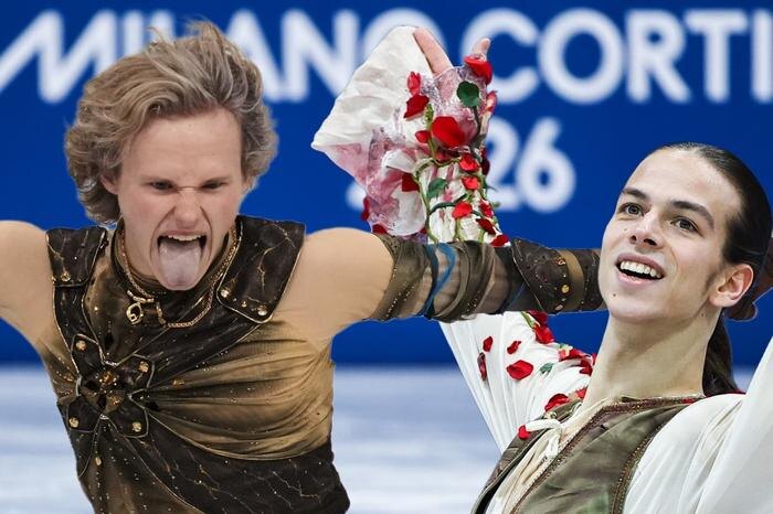 Илья Малинин, Пётр Гуменник, Максим Наумов — как выступили фигуристы в короткой программе Олимпиады. Обложка © Коллаж © Life.ru, фото © ТАСС / АР, Михаил Терещенко