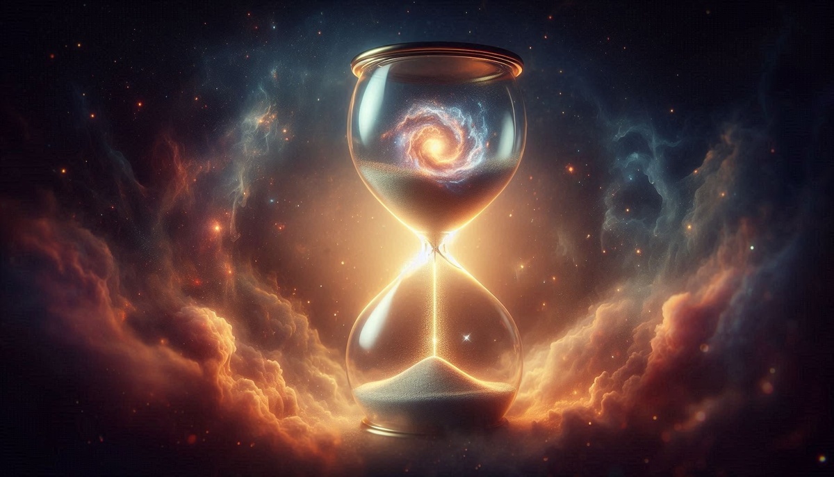 Время — не тиканье часов, а бульон, в котором завариваются звёзды. Каждая песчинка — миллион лет.