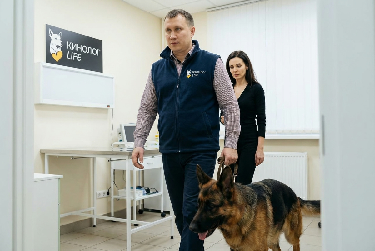 немецкая овчарка спасает ребенка — собака тянет ребенка за одежду от опасности