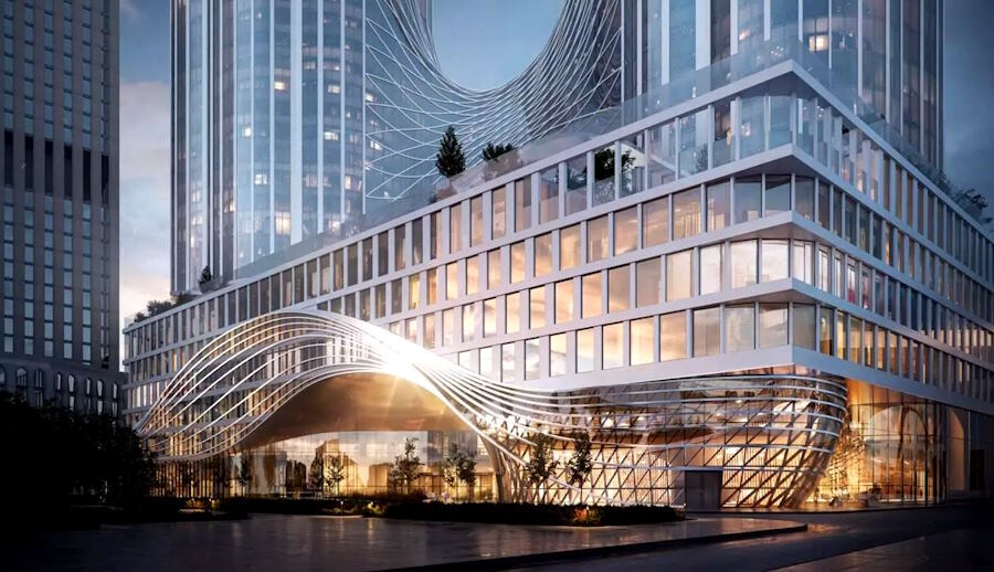 Небоскрёб Аурус построят в Москве на месте старых пятиэтажек