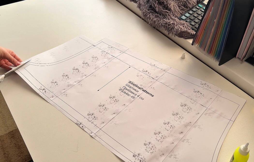 Подготавливаем выкройку