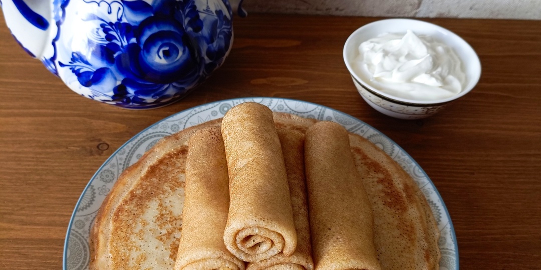 Блины на майонезе