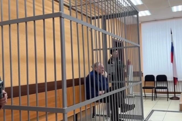    На оглашении приговора Куприянов сидел молча. Фото: кадр видео/ Прокуратура Омской области