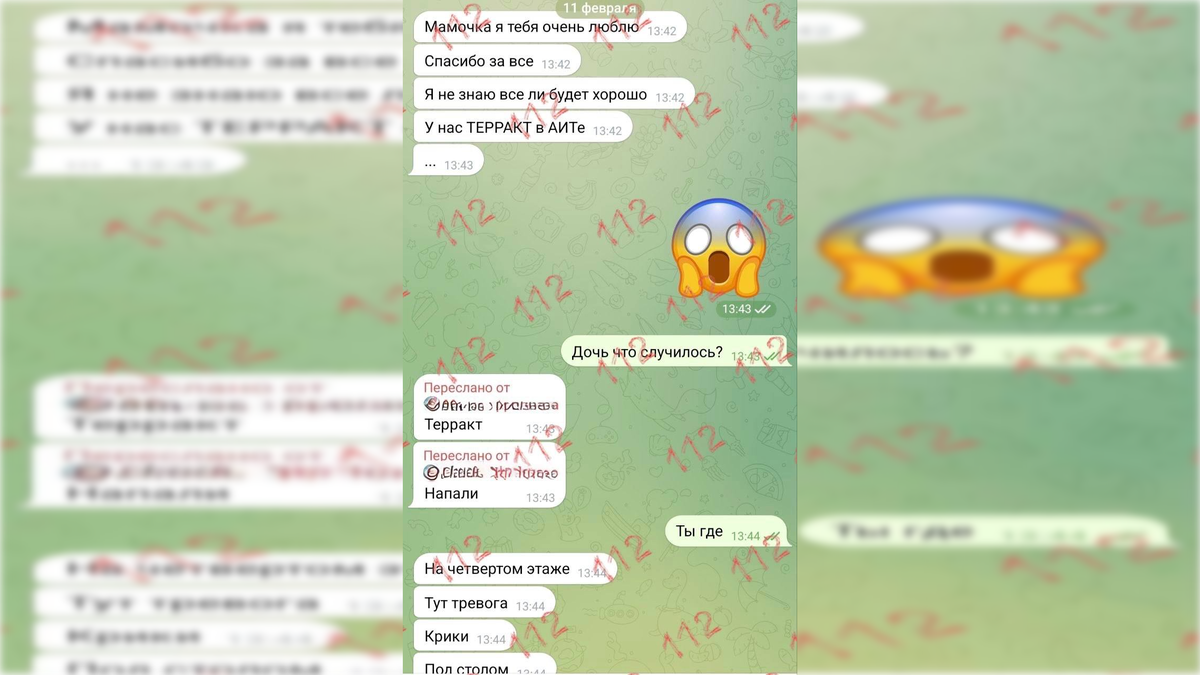 Скриншот: тг-канал 112