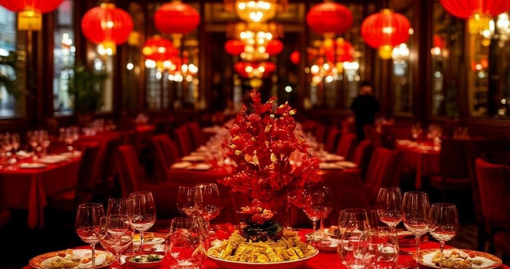 Салат с креветками и зеленые блинчики к праздничному столу