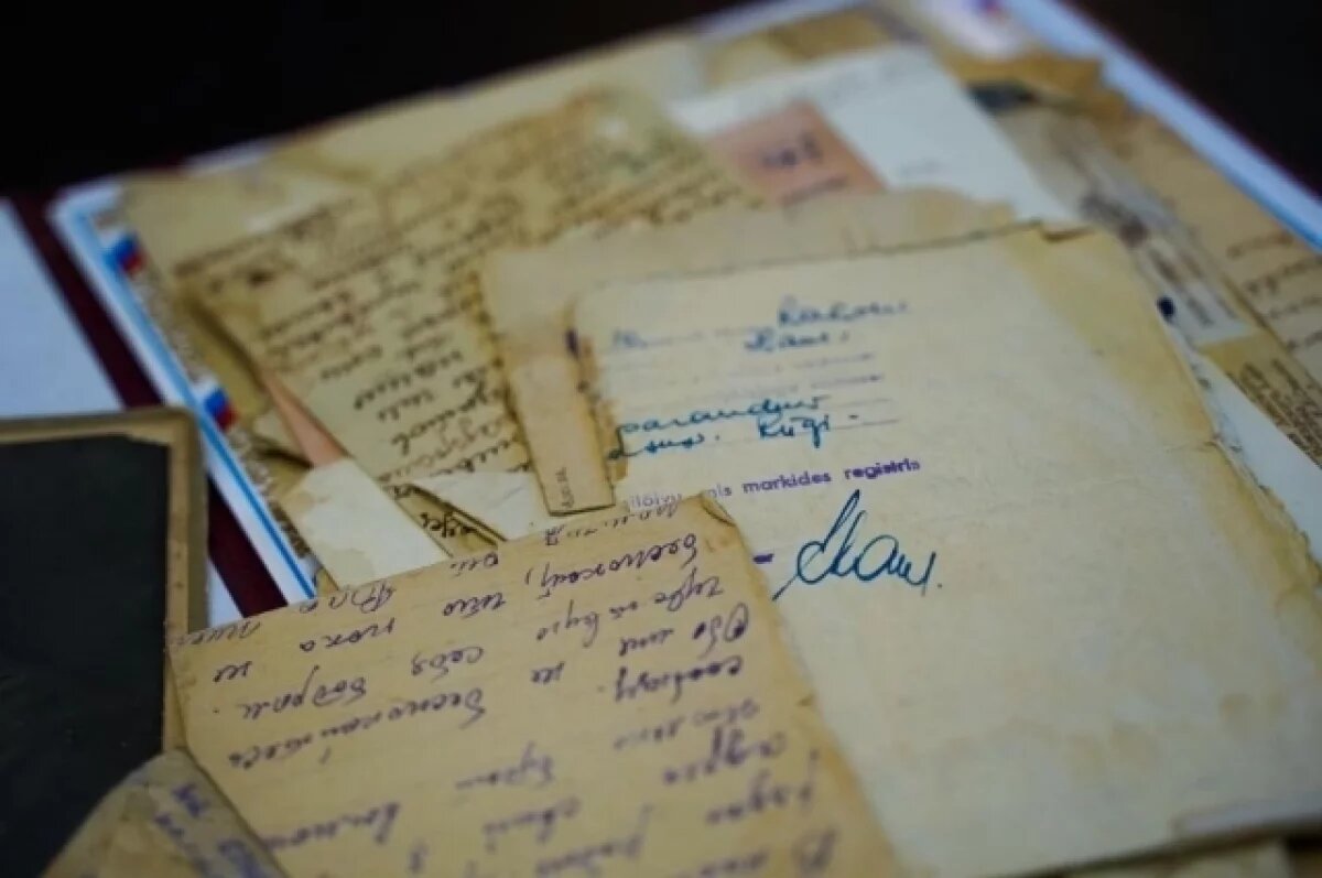    Письма и фото военных лет передали в дар Псковский музей