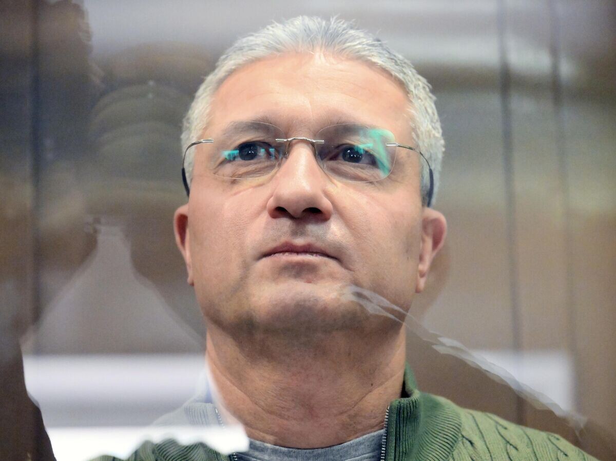    Бывший заместитель главы Минобороны РФ Тимур Иванов на заседании в Московском городском суде© РИА Новости . Илья Питалев