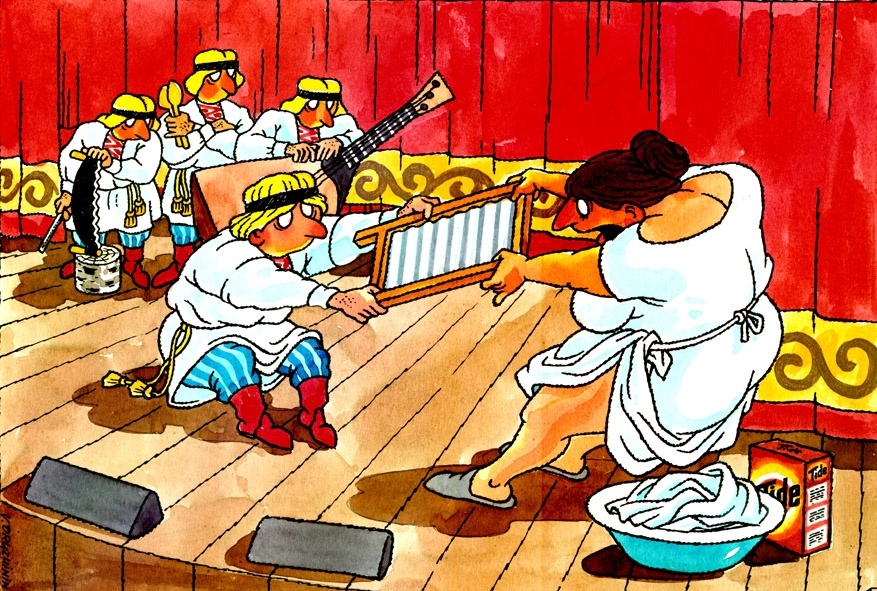 КАРИКАТУРА ОТ ХУДОЖНИКА-КАРИКАТУРИСТА ВАЛЕНТИНА ДРУЖИНИНА / 8 ДЕКАБРЯ- День Русской ПЕСНИ !!!