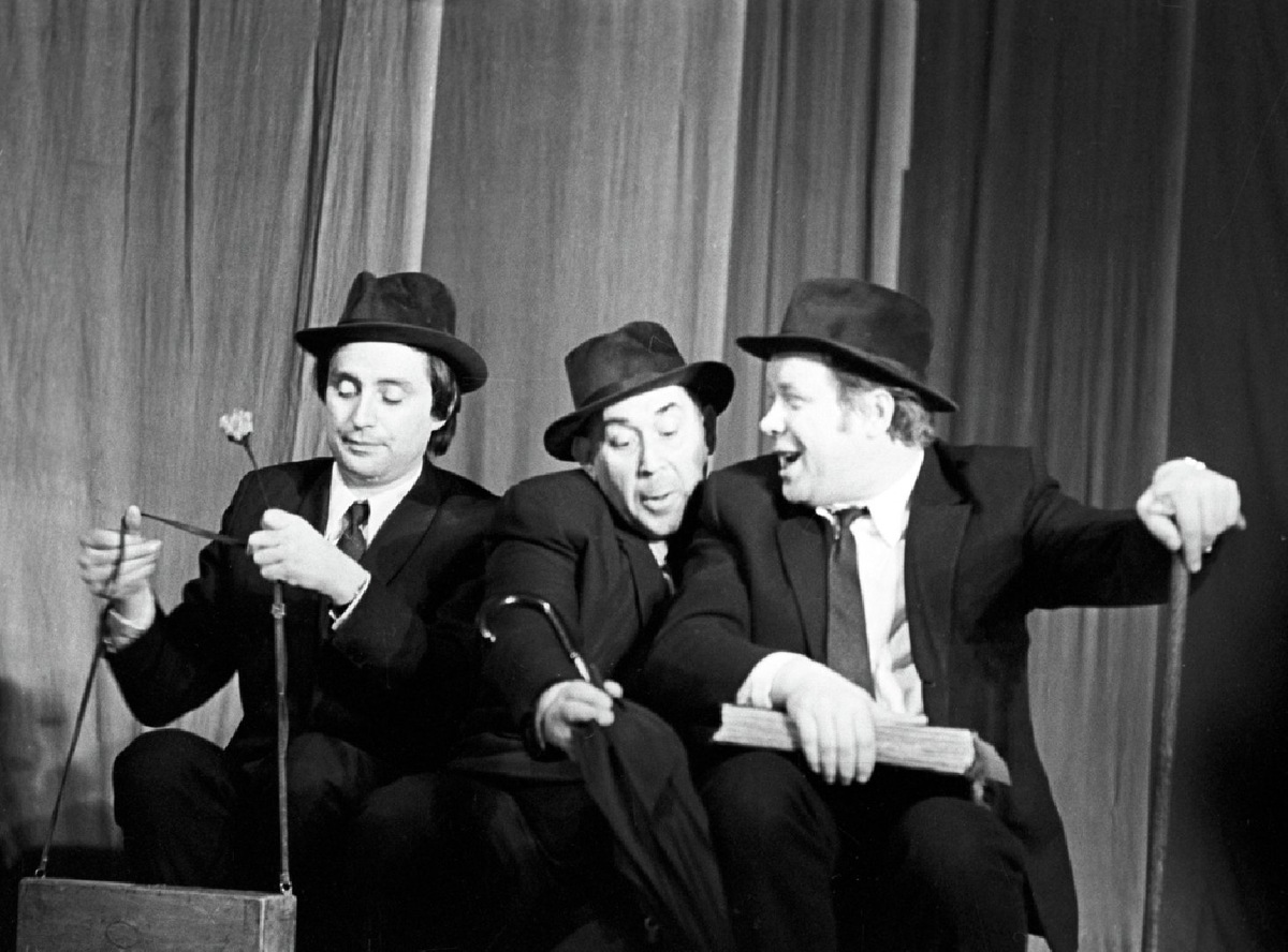    Вениамин Смехов, Готлиб Ронинсон и Арнольд Колокольников (фото: РИА Новости / Анатолий Гаранин)