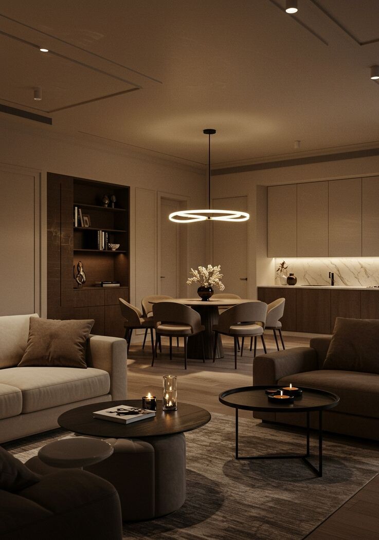 Дизайн проект комнаты 18 кв м