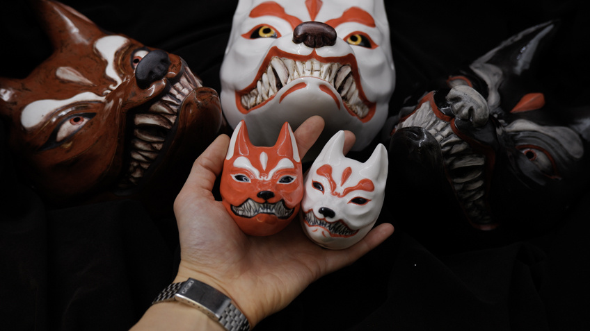 Фарфоровые Кицунэ.